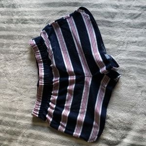 Girls striped shorts blue/pink M 7/8